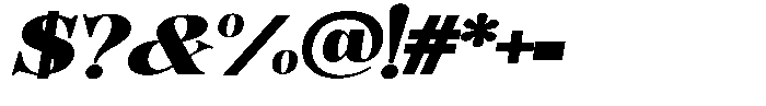 Hearthen Royale Contrast Sm Ex Italic Font OTHER CHARS