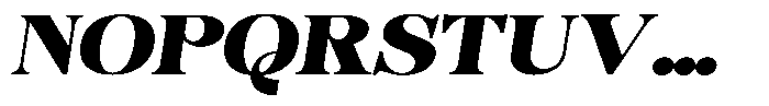 Hearthen Royale Contrast Sm Ex Italic Font UPPERCASE