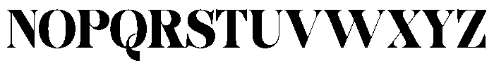 Hearthen Royale Semi Condensed Font UPPERCASE