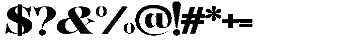 Hearthen Royale Semi Expanded Font OTHER CHARS