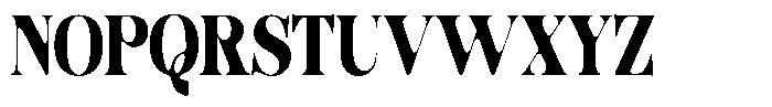 Hearthen Royale Soft Condensed Font UPPERCASE