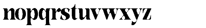 Hearthen Royale Soft Condensed Font LOWERCASE