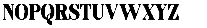Hearthen Royale Soft Contrast Cn Font UPPERCASE