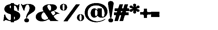 Hearthen Royale Soft Contrast Semi Expanded Font OTHER CHARS