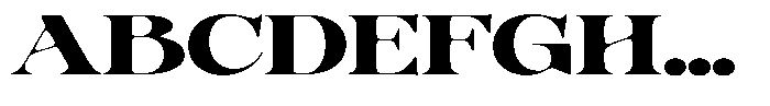 Hearthen Royale Soft Expanded Font UPPERCASE