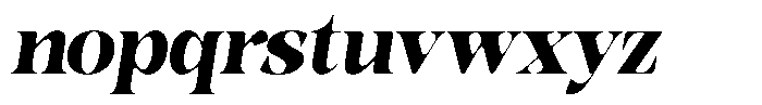 Hearthen Royale Soft Sem Condensed Italic Font LOWERCASE