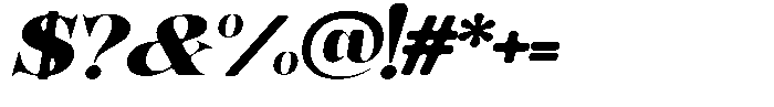 Hearthen Royale Soft Sem Exp Italic Font OTHER CHARS