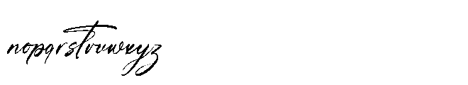 Heartin Daniela Regular Font LOWERCASE