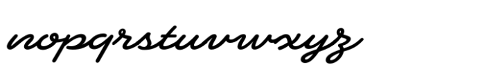 Heartline Script Bold Font LOWERCASE