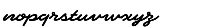 Heartline Script Extra Bold Font LOWERCASE