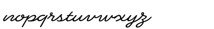 Heartline Script Regular Font LOWERCASE