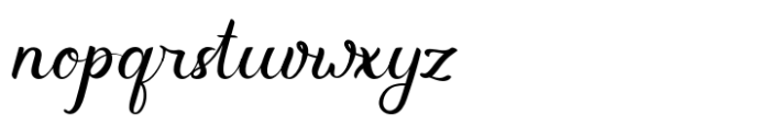 Heartline Font LOWERCASE