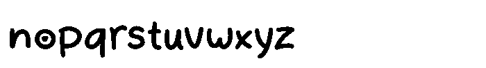 Heartova Bold Font LOWERCASE