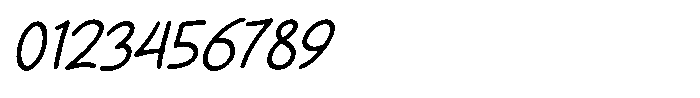 Heartova Italic Font OTHER CHARS
