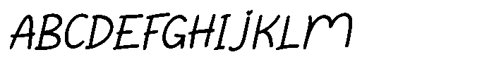 Heartova Italic Font UPPERCASE
