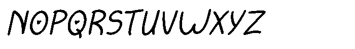 Heartova Italic Font UPPERCASE
