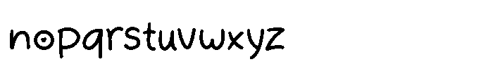 Heartova Regular Font LOWERCASE