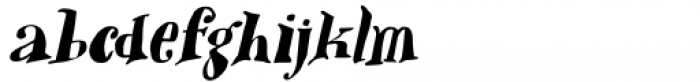 Heartsome Italic Font LOWERCASE