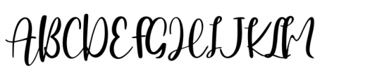 Hearttiger Regular Font UPPERCASE