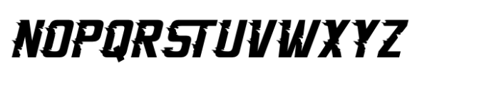Heat Road Italic Font UPPERCASE