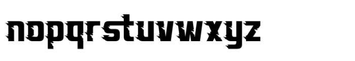 Heat Road Regular Font LOWERCASE