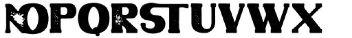 Heathfield Rough Font UPPERCASE