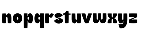 Heatrix Regular Font LOWERCASE
