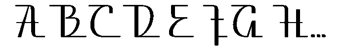 Heatrous Regular Font UPPERCASE