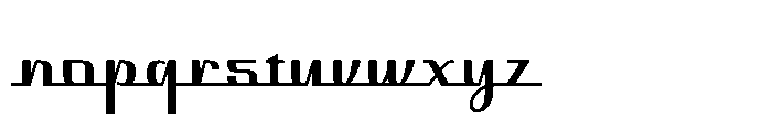 Heatrous Regular Font LOWERCASE