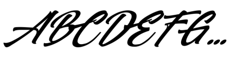 Heats Black Italic Font UPPERCASE