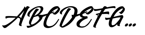Heats Black Regular Font UPPERCASE