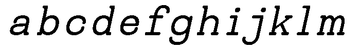 Heaven Mono Italic FONT