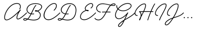 Heavenlight Font UPPERCASE