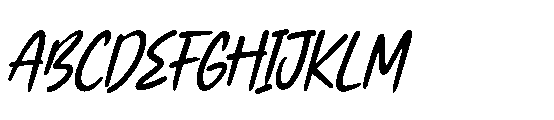 Heavenly Joyful Italic Font UPPERCASE