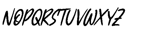 Heavenly Joyful Italic Font UPPERCASE