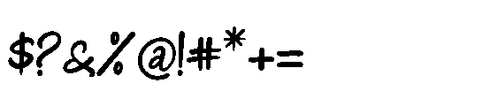 Heavenly Joyful Regular Font OTHER CHARS