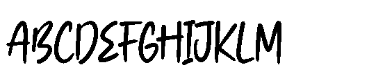Heavenly Joyful Regular Font UPPERCASE
