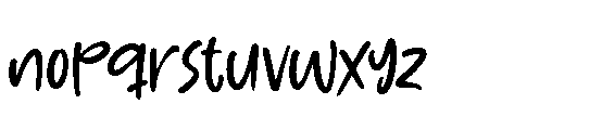 Heavenly Joyful Regular Font LOWERCASE