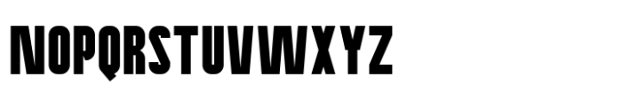 Heavenward Black Condensed Font UPPERCASE