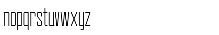 Heavenward Extra Light Condensed Font LOWERCASE