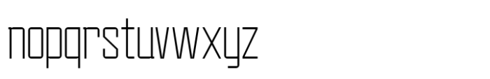 Heavenward Extra Light Expanded Font LOWERCASE