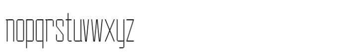 Heavenward Thin Condensed Font LOWERCASE