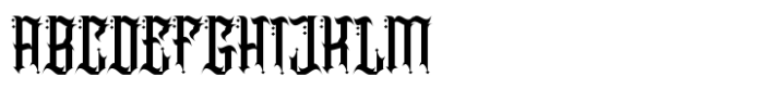 Heavier Crowns Font UPPERCASE