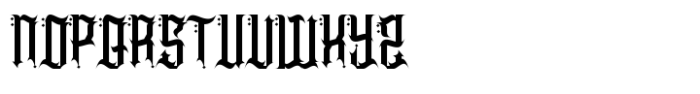 Heavier Crowns Font UPPERCASE