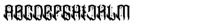 Heavinus Font UPPERCASE