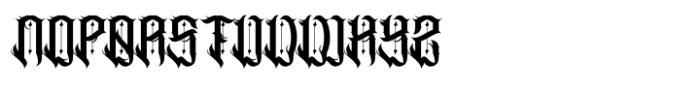 Heavinus Font UPPERCASE