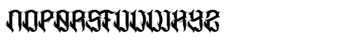 Heavinus Font LOWERCASE