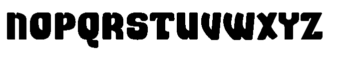 Heavy Bloky Font UPPERCASE