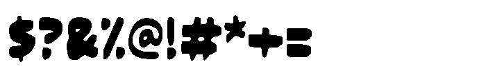 Heavy Clouds Font OTHER CHARS