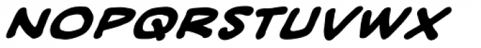 Heavy Mettle UC BB ExtraBold Italic Font LOWERCASE